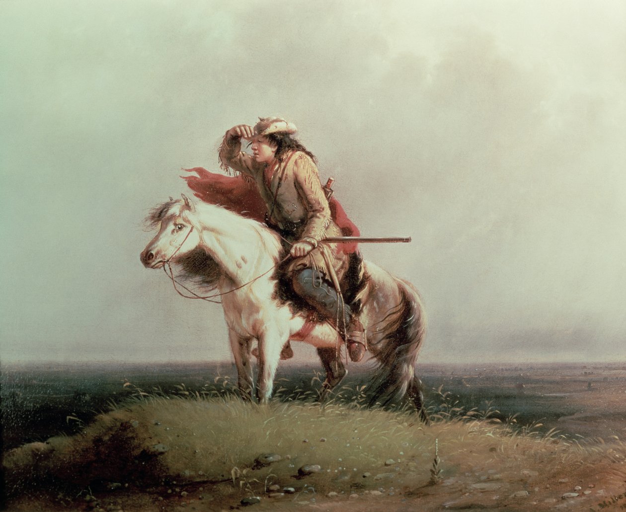 The Lost Greenhorn，1851 作者 阿尔弗雷德·雅各布·米勒