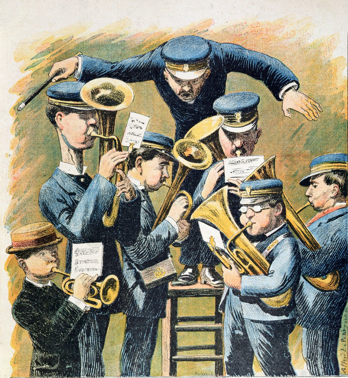 The Fanfare，1898 作者 阿尔弗雷德·勒·佩蒂特