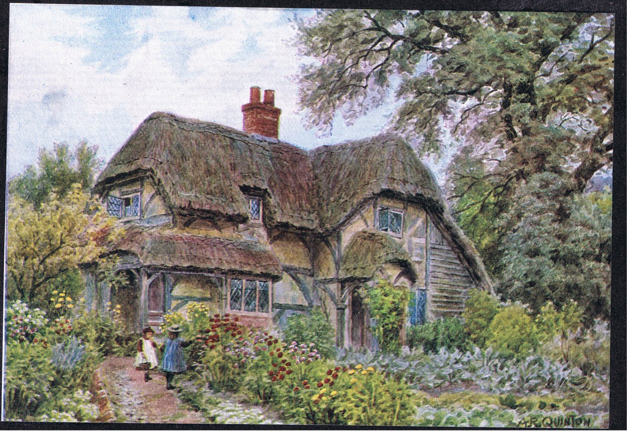 Cowdrays Cottage，Midhurst，Sussex，来自The Cottages和英格兰乡村生活，由Dent＆Sons Limited出版，1912年 作者 阿尔弗雷德·罗伯特·昆顿