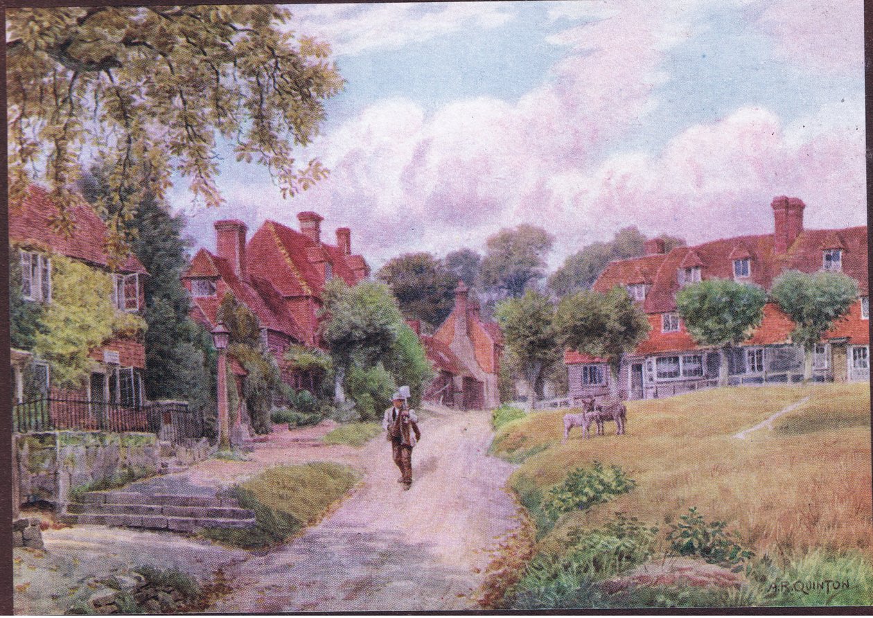 肯特的Groombridge，来自The Cottages和乡村生活的英格兰乡村生活，由Dent＆Sons Limited出版，1912年 作者 阿尔弗雷德·罗伯特·昆顿