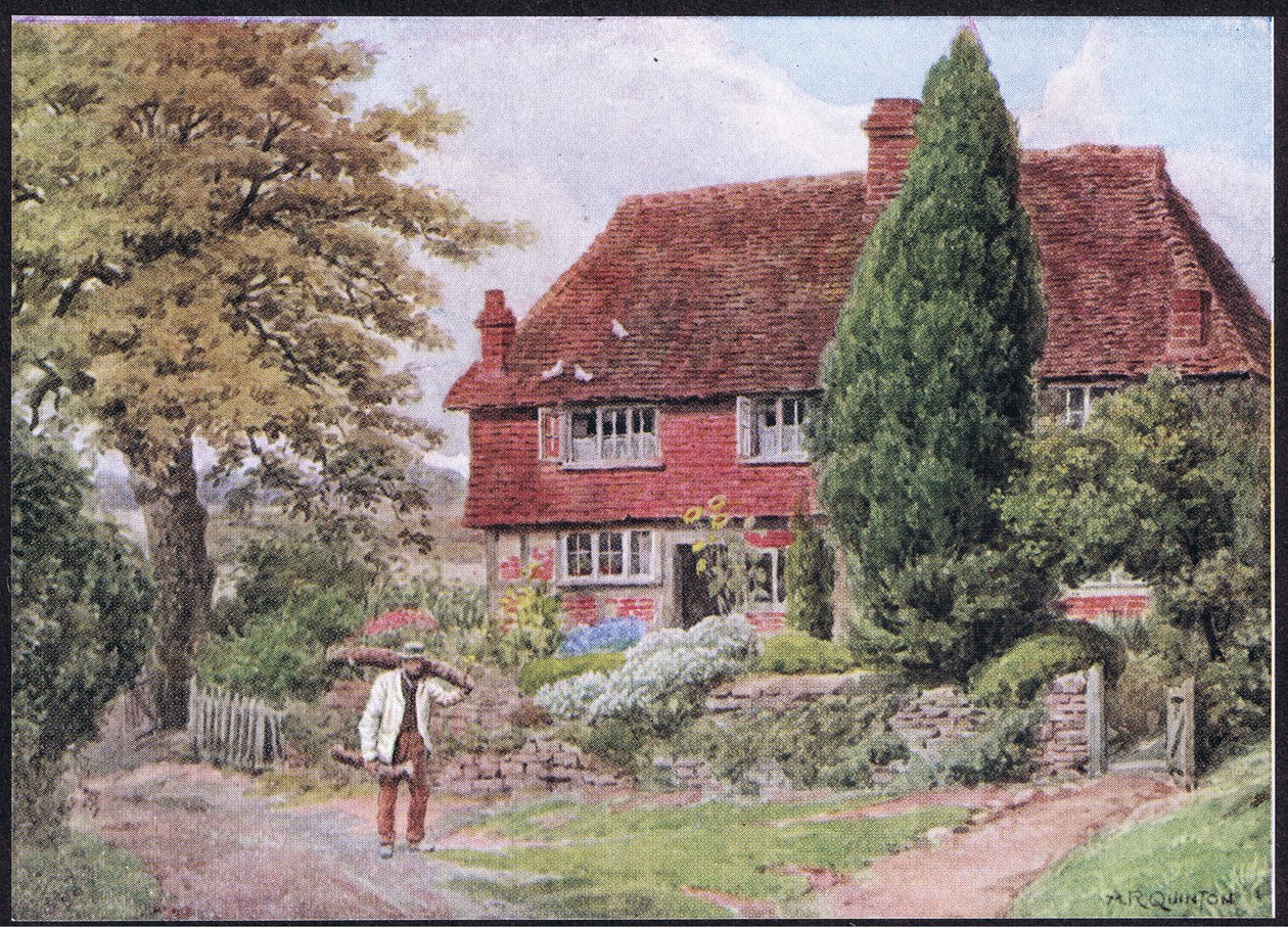 Tillington，Nr Petworth，Sussex，来自英格兰乡村小屋和乡村生活，由Dent＆Sons Limited出版，1912年 作者 阿尔弗雷德·罗伯特·昆顿