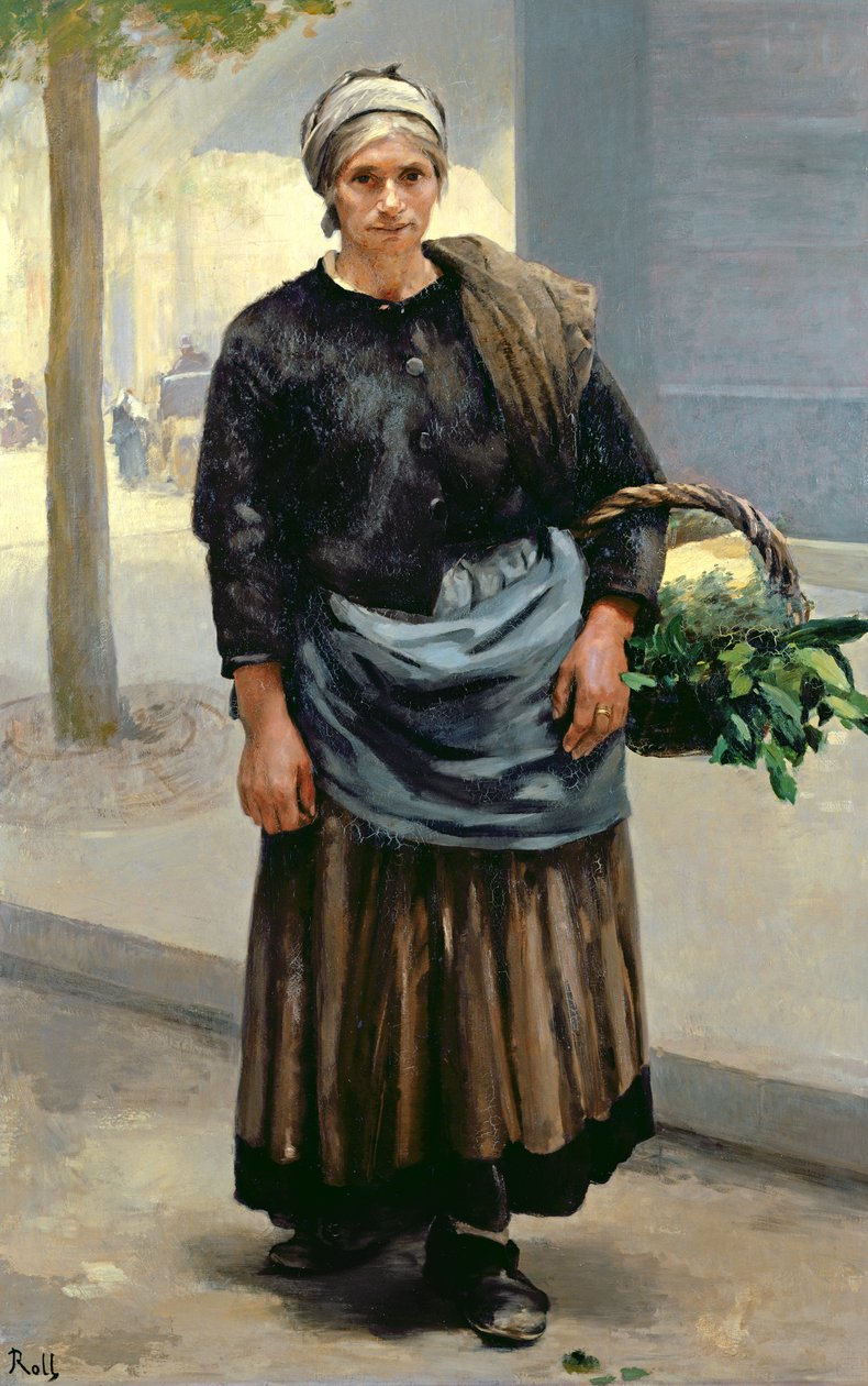 蔬菜卖方Marianne Orfrey 作者 阿尔弗雷德·罗尔
