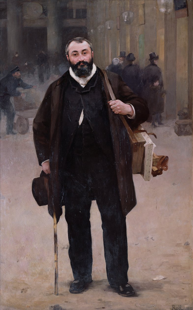 肖像Pierre-Emmanuel Damoye（1847-1916）1886年 作者 阿尔弗雷德·罗尔