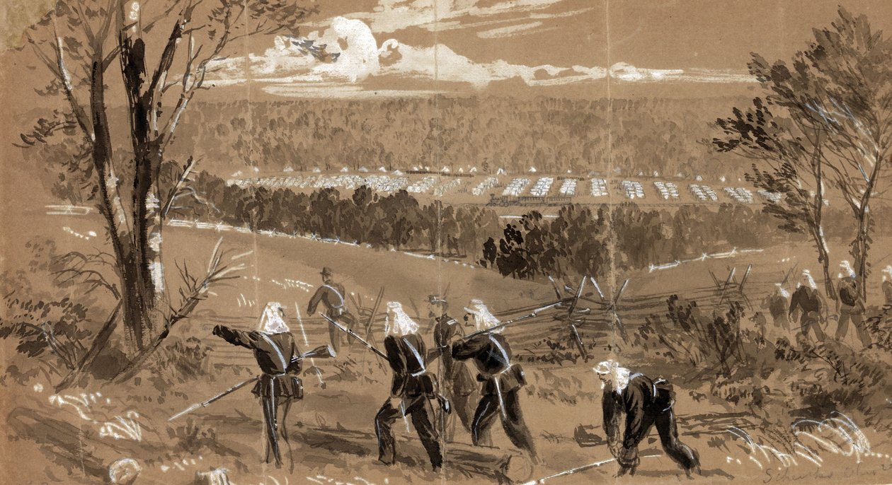 Schenks俄亥俄军团，1861年 作者 阿尔弗雷德·鲁道夫·沃德