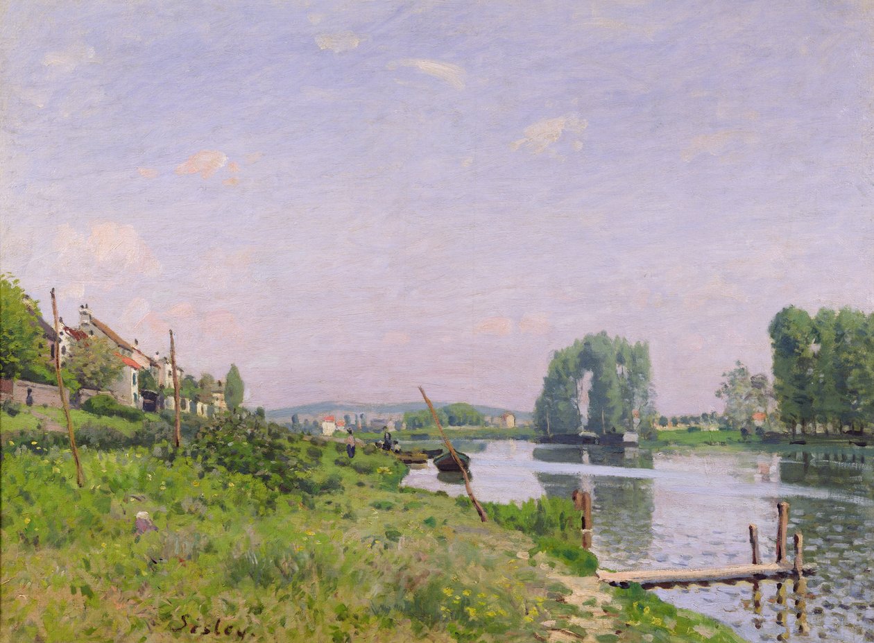 Ile Saint-Denis，1872年 作者 阿尔弗雷德·西斯利