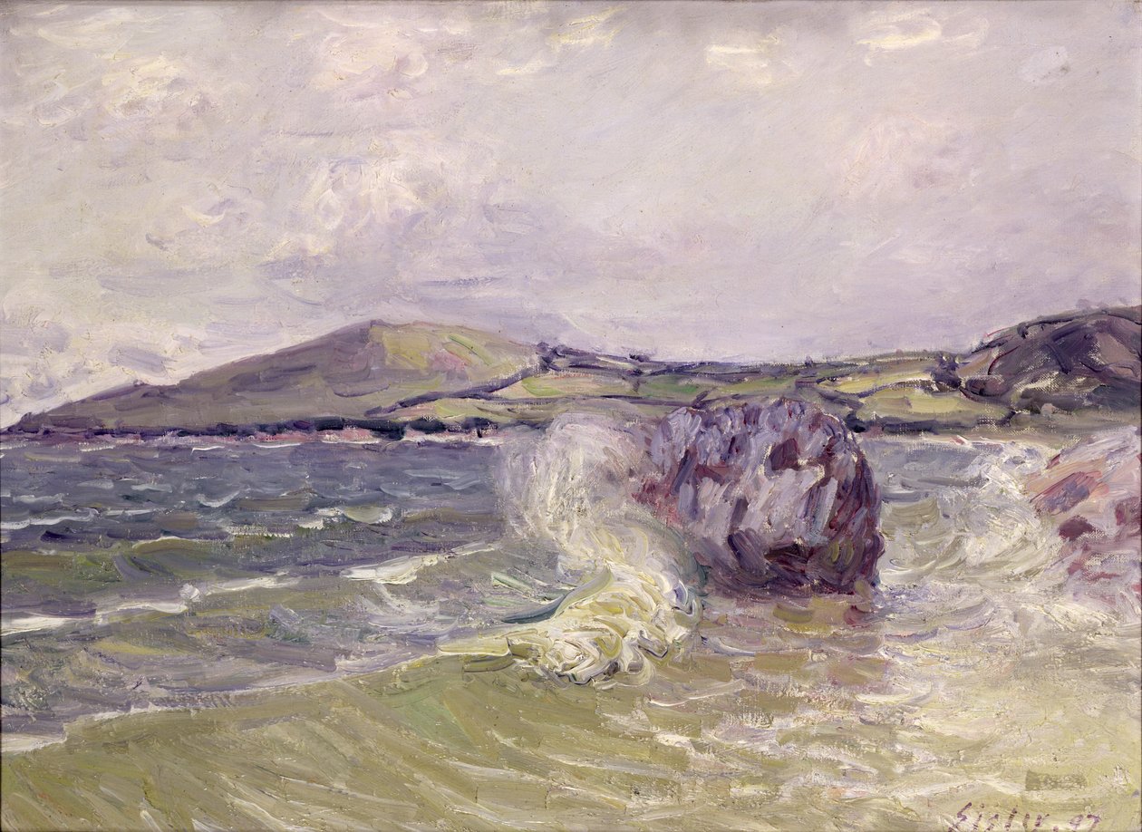 Lady&39;s Cove，威尔士，1897年 作者 阿尔弗雷德·西斯利