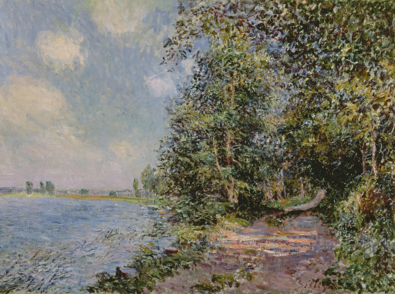 Veneux，八月下午，1881年 作者 阿尔弗雷德·西斯利