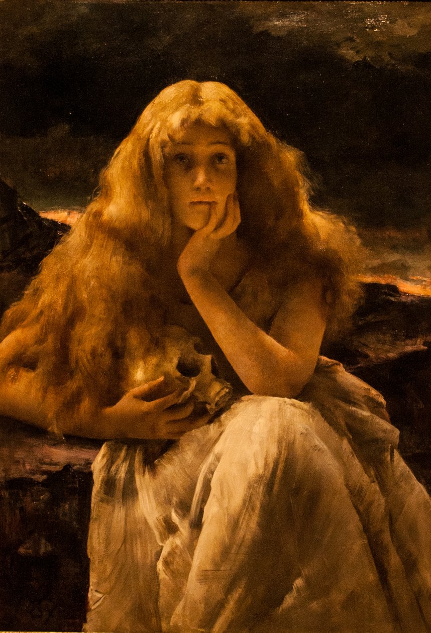 Maria Magdalena 作者 阿尔弗雷德·埃米尔·史蒂文斯（Alfred Emile Stevens）