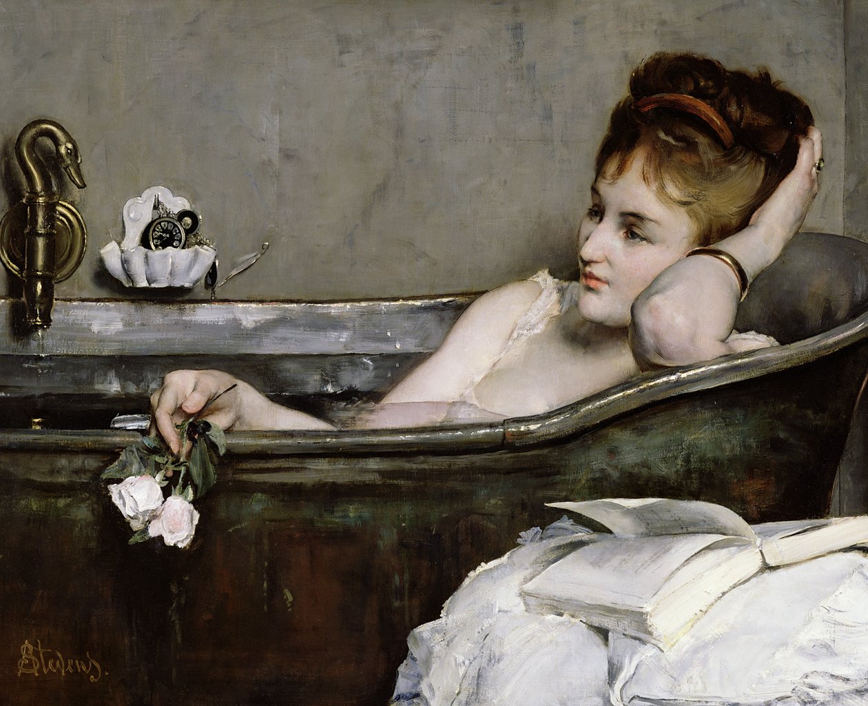 巴斯，c.1867 作者 阿尔弗雷德·埃米尔·史蒂文斯（Alfred Emile Stevens）