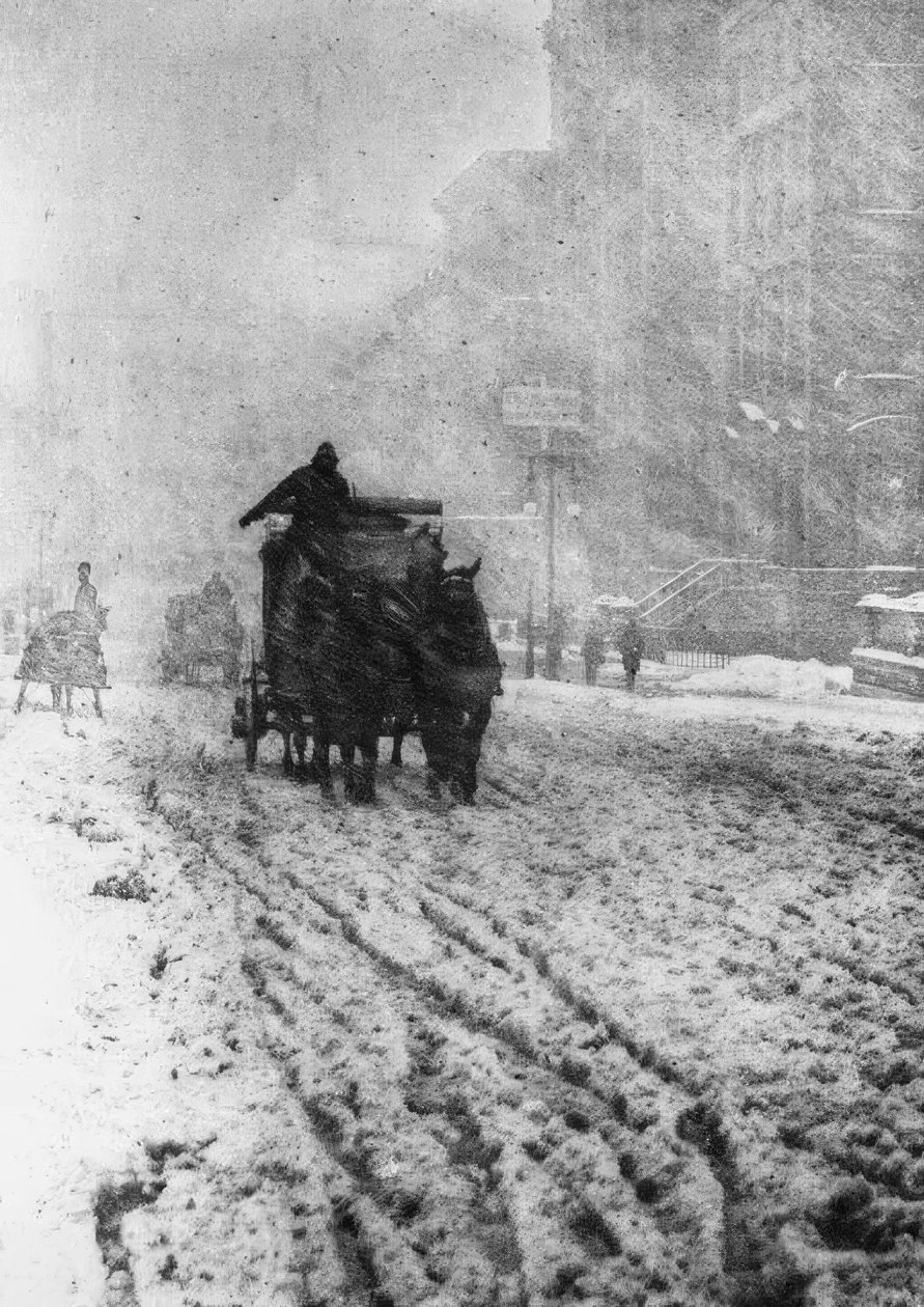 纽约第五大道-暴风雪 作者 阿尔弗雷德·斯蒂格利茨