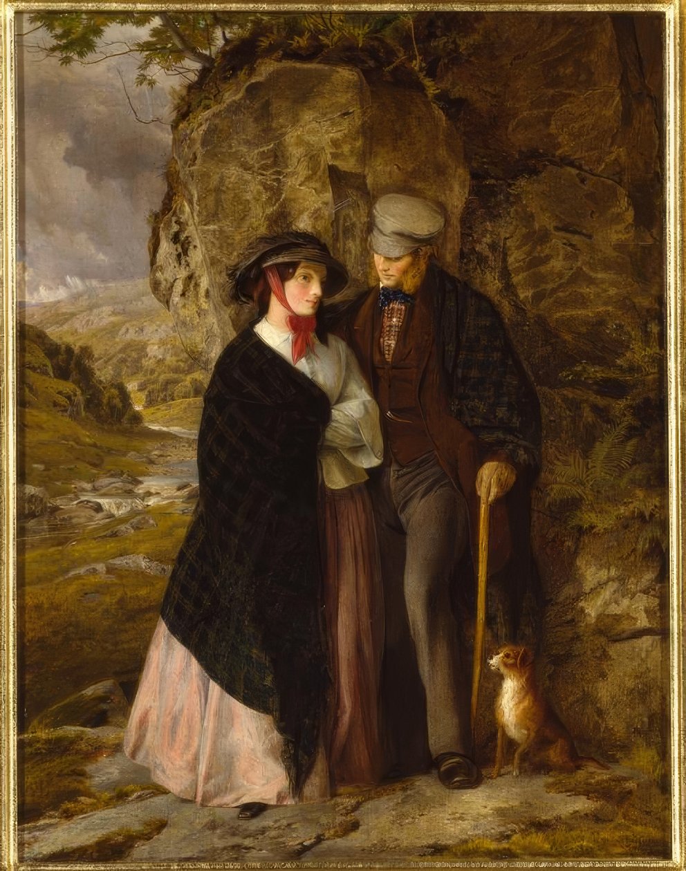 库珀，雨天-Gemälde，1858–59年 作者 阿尔弗雷德·库珀