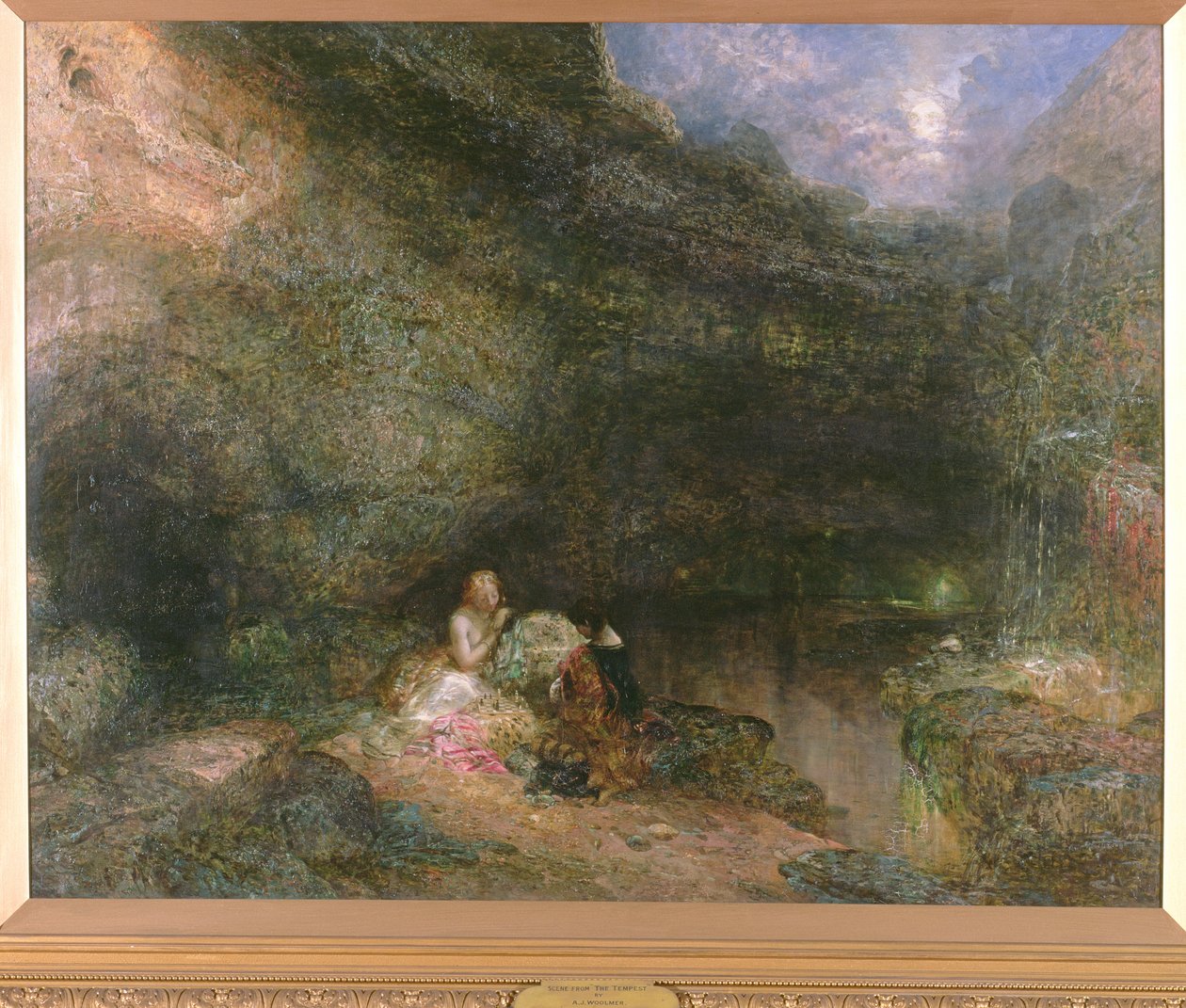 暴风雨的场景 作者 阿尔弗雷德·伍尔默