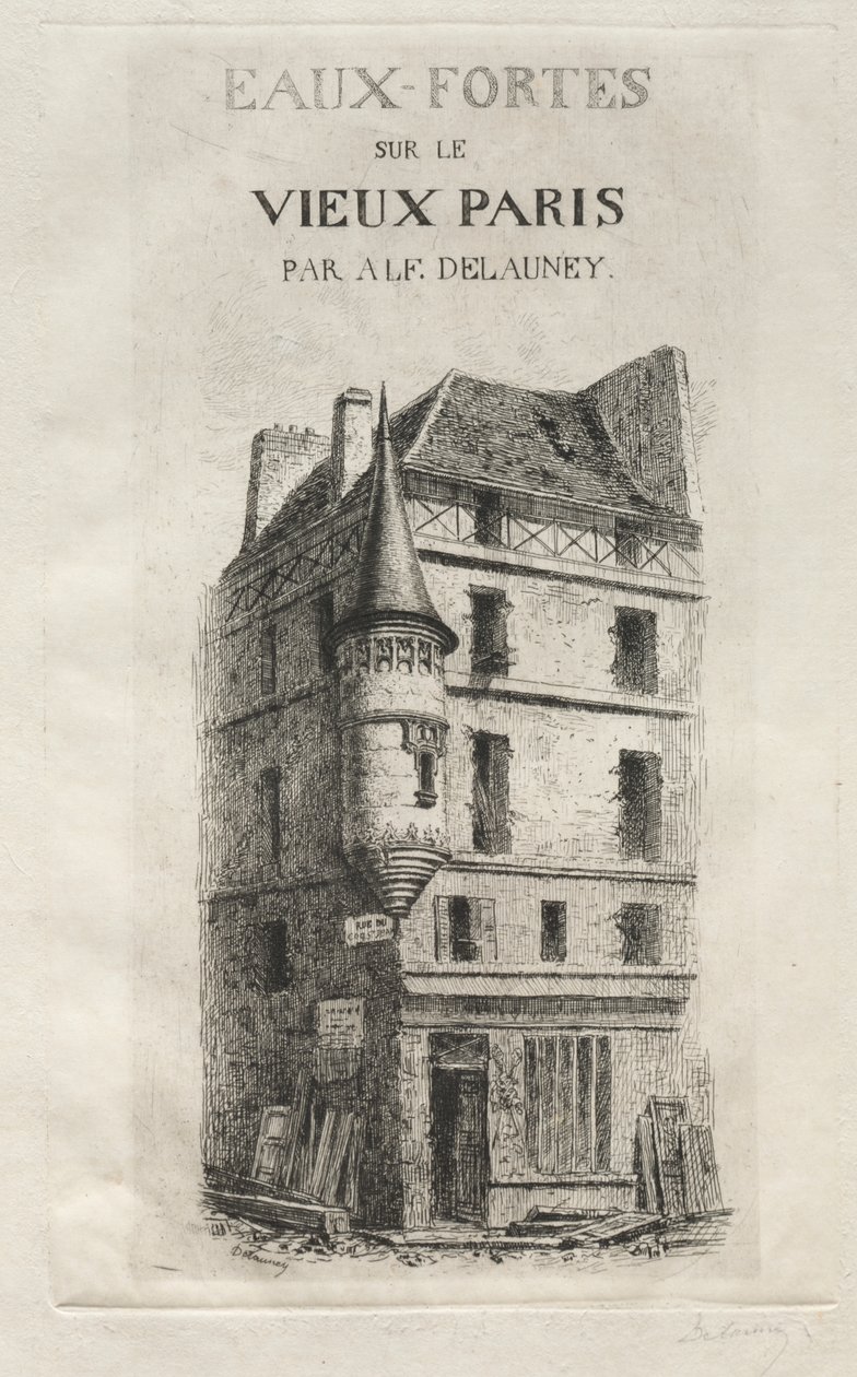 Turret rue de coq Saint-Jean 作者 阿尔弗雷德·亚历山大·德劳尼