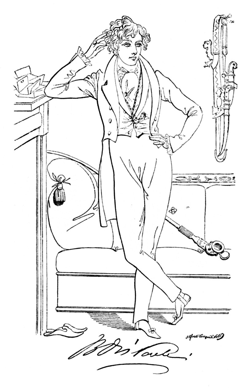 本杰明·迪斯雷利（Benjamin Disraeli），c1835年，1904年 作者 阿尔弗雷德·克劳奎尔