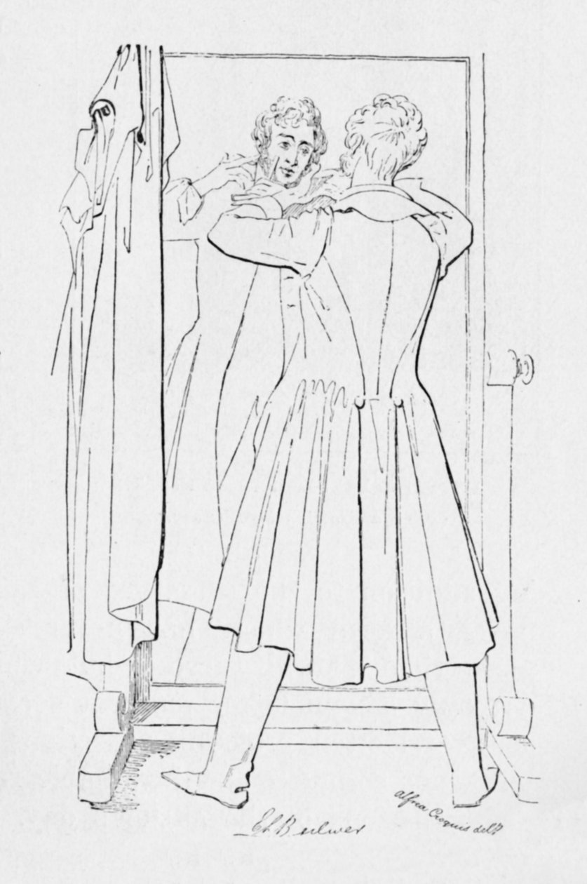 爱德华·布尔沃（Edward Bulwer），利顿勋爵（Lord Lytton），c1835，1904年 作者 阿尔弗雷德·克劳奎尔