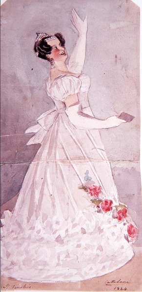 Angelica Catalani（1780-1845），Il Fanatico，1824（wc） 作者 阿尔弗雷德·爱德华·沙隆