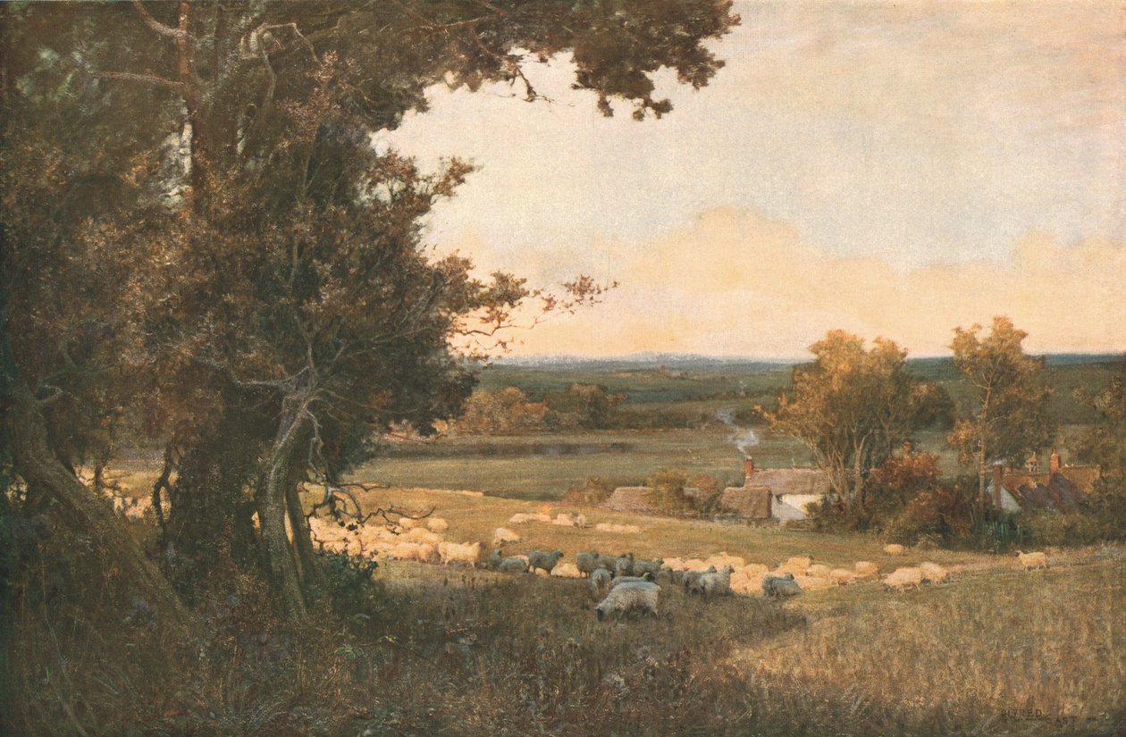 金谷（Colden Valley），c1893，c1930。 作者 东阿尔弗雷德