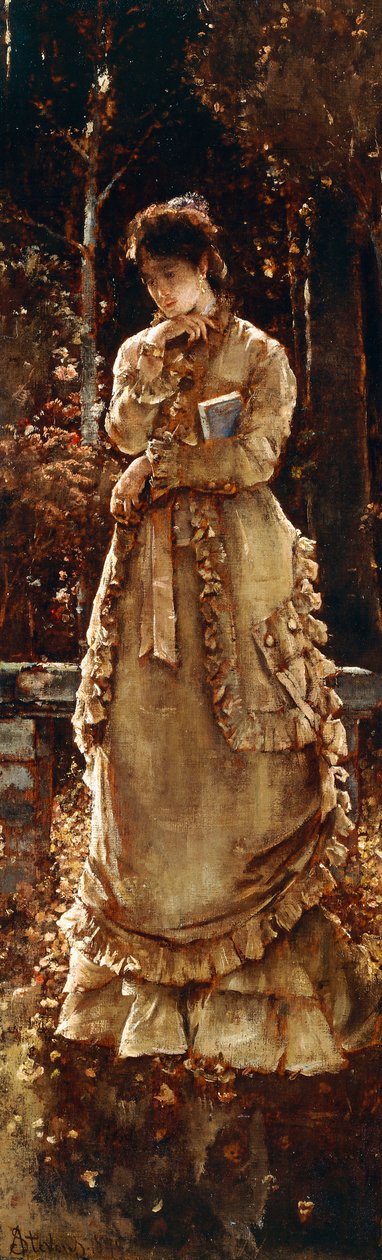 1874年秋天 作者 阿尔弗雷德·埃米尔·史蒂文斯（Alfred Emile Stevens）