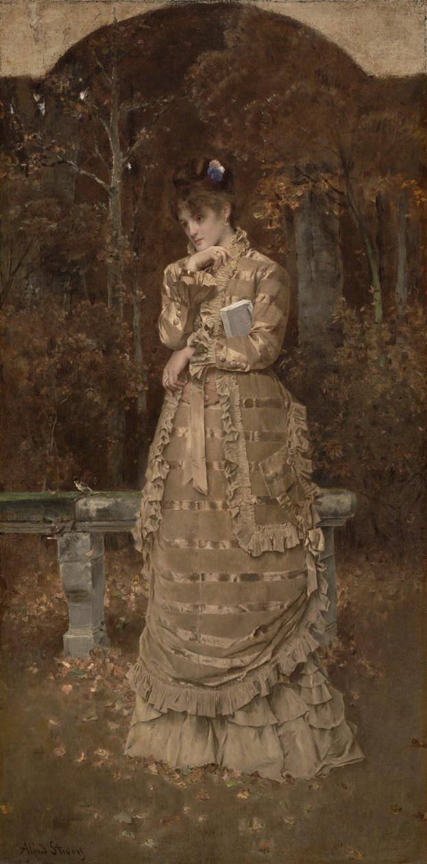 1877年秋天 作者 阿尔弗雷德·埃米尔·史蒂文斯（Alfred Emile Stevens）