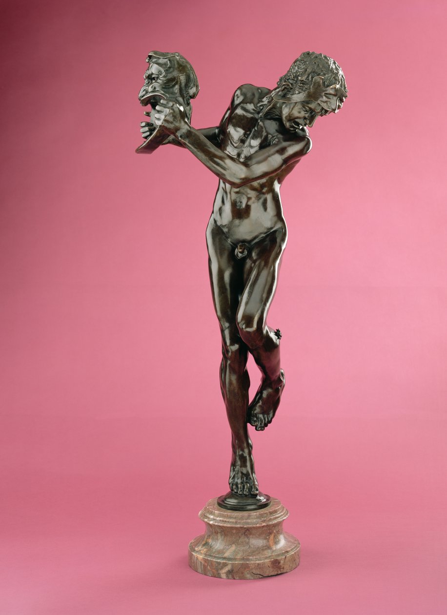 喜剧与悲剧，“幻灭”，模型为1891-92，铸造于c.1902-05 作者 阿尔弗雷德·吉尔伯特