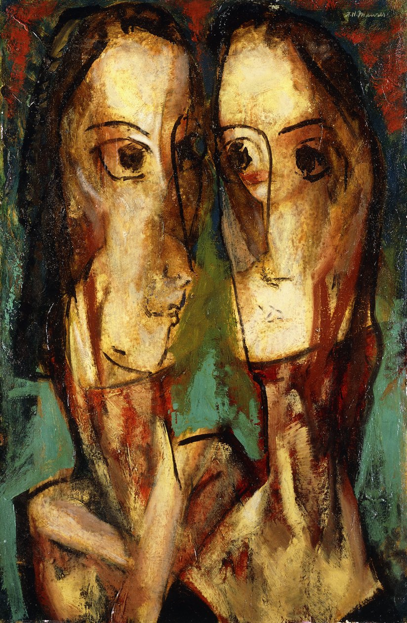 两位元首，约1928年 作者 阿尔弗雷德·亨利·梅森