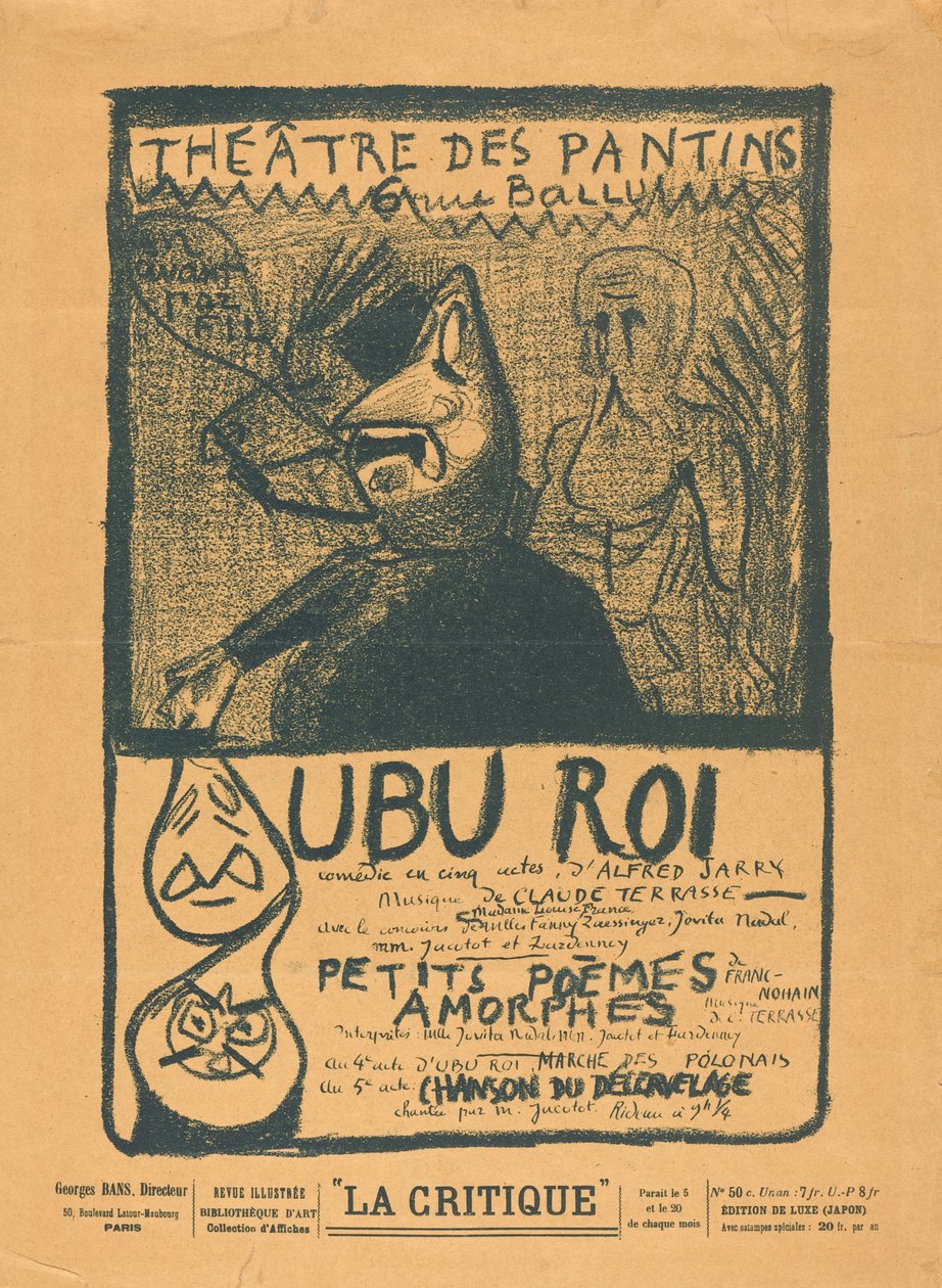 Ubu Roi; Little Amorphous Poems 作者 阿尔弗雷德·贾里