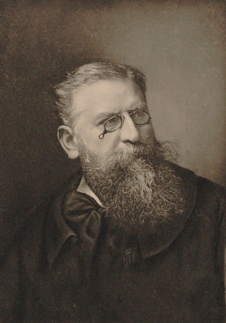 作曲家Raoul Pugno 1852-1914的肖像，约1900-1910。 作者 阿尔弗雷德·康斯坦丁诺维奇·费德茨基