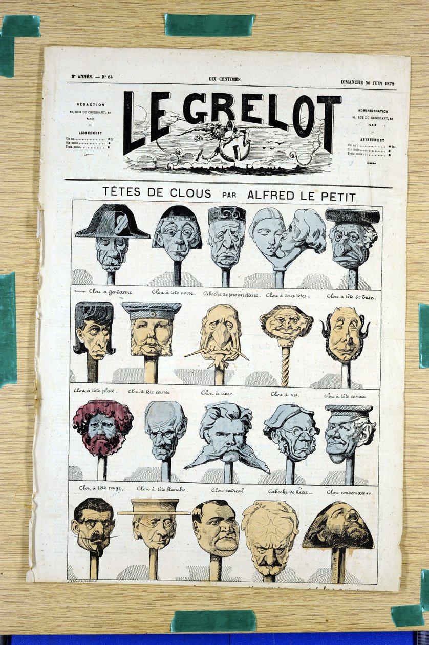 《Le Grelot》封面，第 64 期，Satirique en Couleurs 作者 阿尔弗雷德·勒·佩蒂特