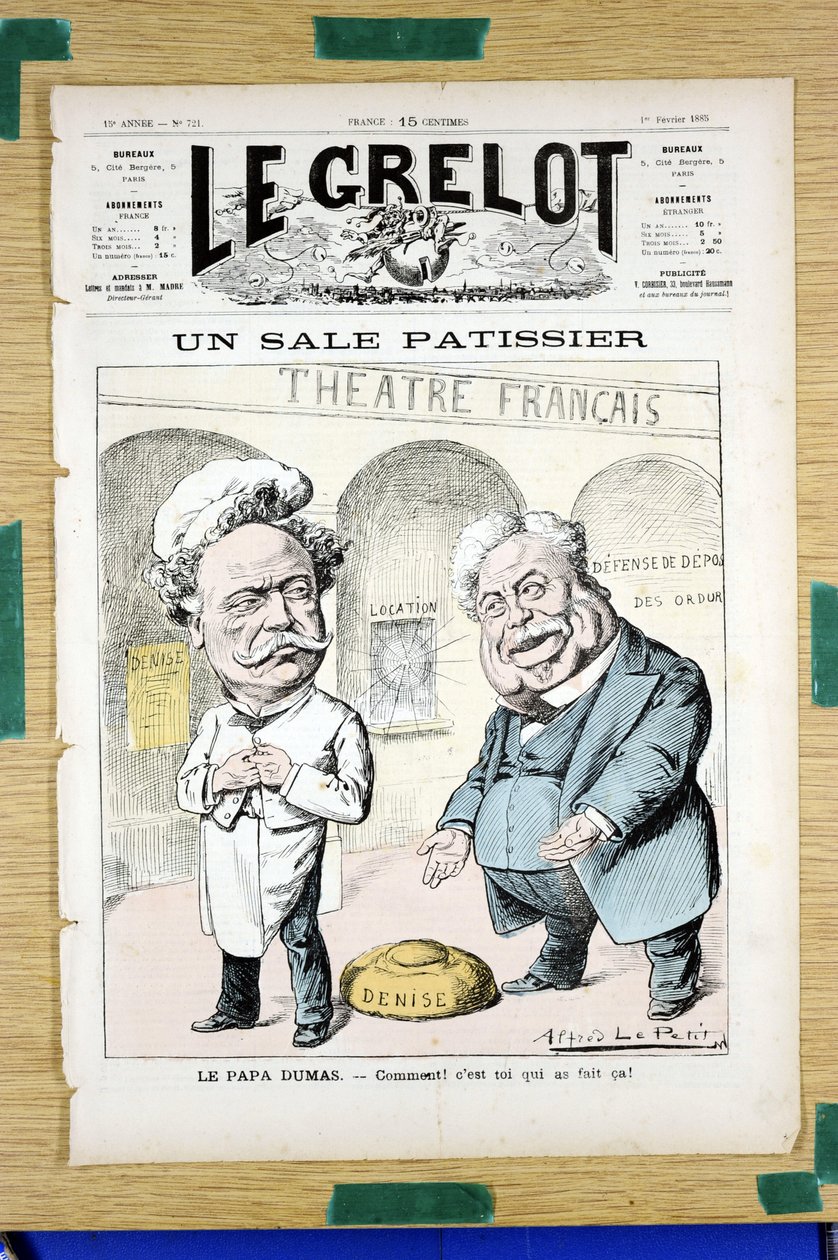 Le Grelot》封面，第721号，《彩色讽刺》（Satirique en Couleurs）。 作者 阿尔弗雷德·勒·佩蒂特