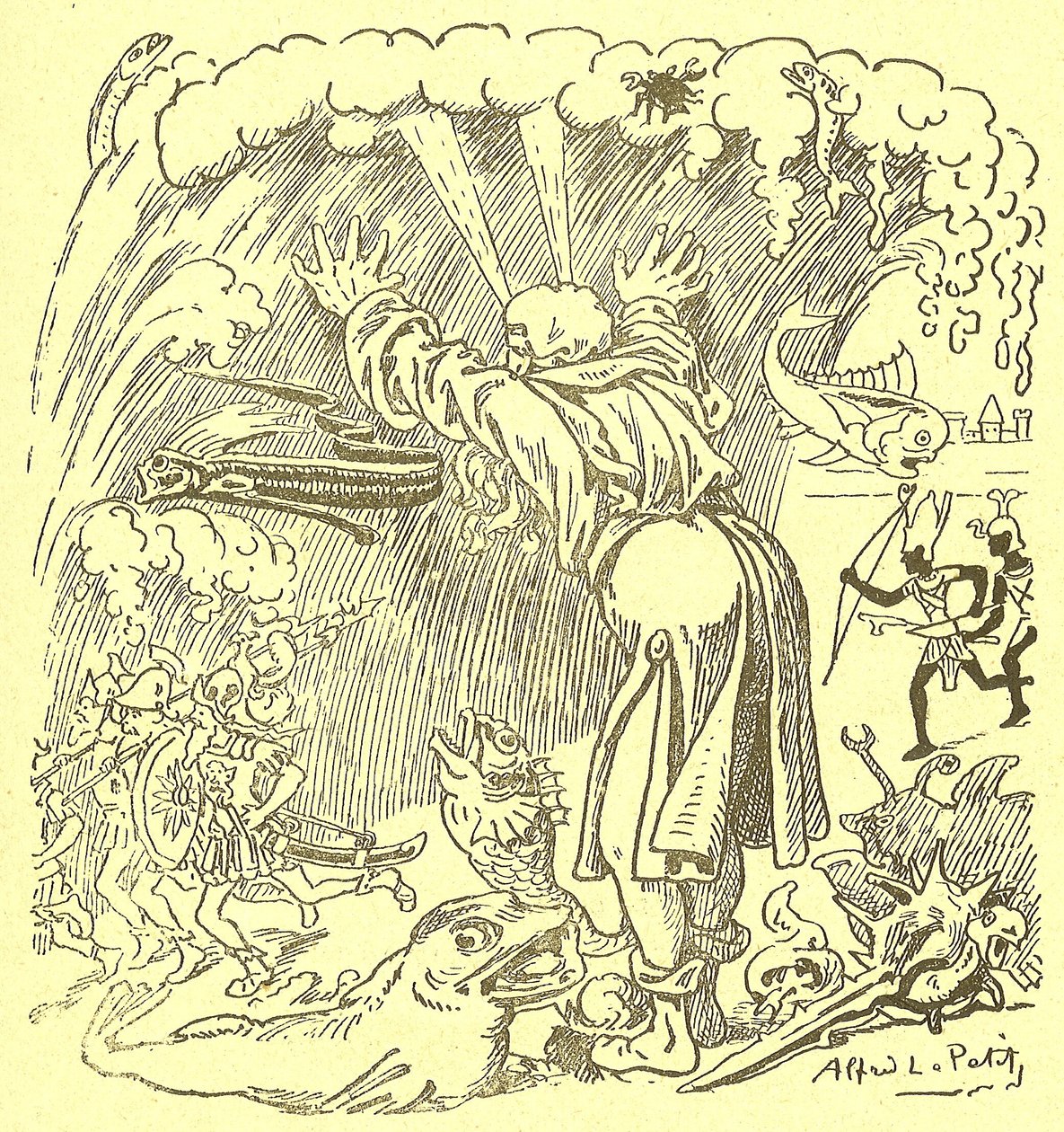 阿尔弗雷德-勒彼特（1841-1909）在《格罗斯-让和他的疗法》中的插图 作者 阿尔弗雷德·勒·佩蒂特