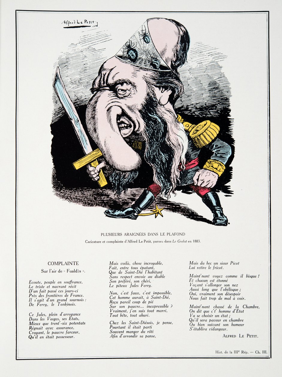 天花板上的几种蜘蛛，来自第三共和国的历史，卷。我，政治史，pub.1933 作者 阿尔弗雷德·勒·佩蒂特
