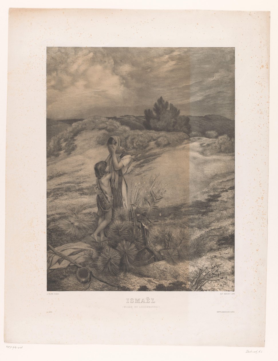 哈格尔和伊斯梅尔的故事
Ismaël (Musée du Luxembourg) (物品上的标题) 作者 阿尔弗雷德·路易斯·巴韦特
