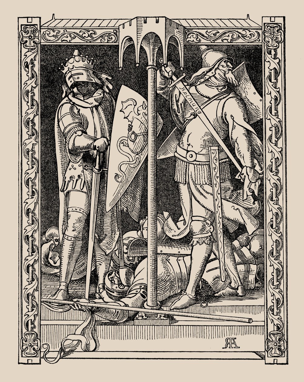 Die Nibelungen。 Dietrichs Men爵士如何被全部杀害，1840-1841年。 作者 阿尔弗雷德·雷特尔
