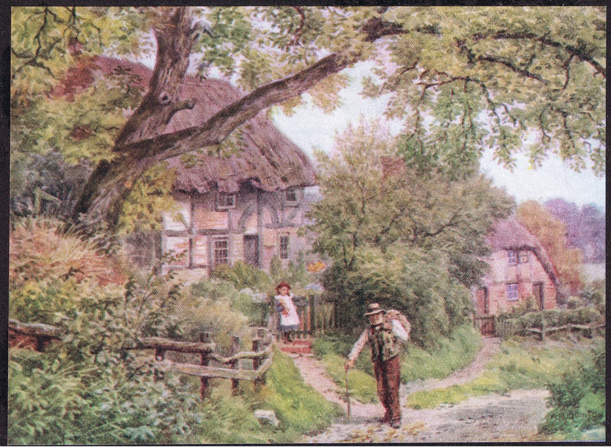 1930年Dent＆Sons有限公司出版的“萨福克郡霍顿巷”，“The Cottages”和“乡村生活” 作者 阿尔弗雷德·罗伯特·昆顿