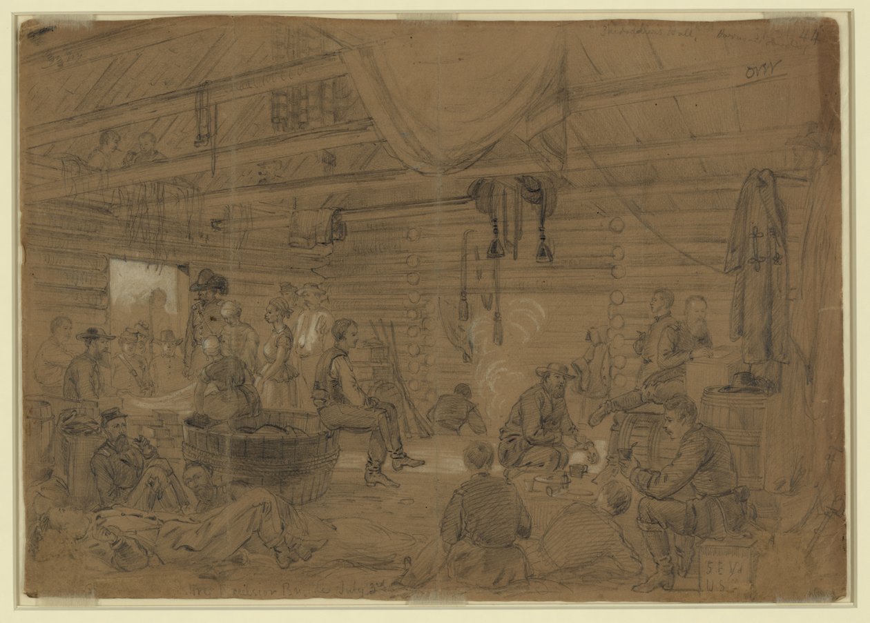 哈里森登陆的Skedaddlers Hall 作者 阿尔弗雷德·鲁道夫·沃德
