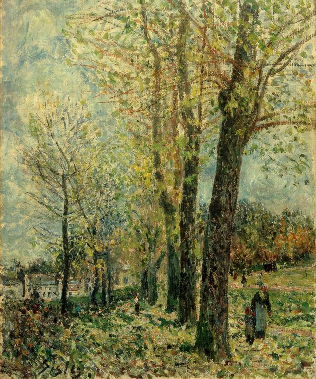 A.Sisley，莫雷特周围的风景 作者 阿尔弗雷德·西斯利