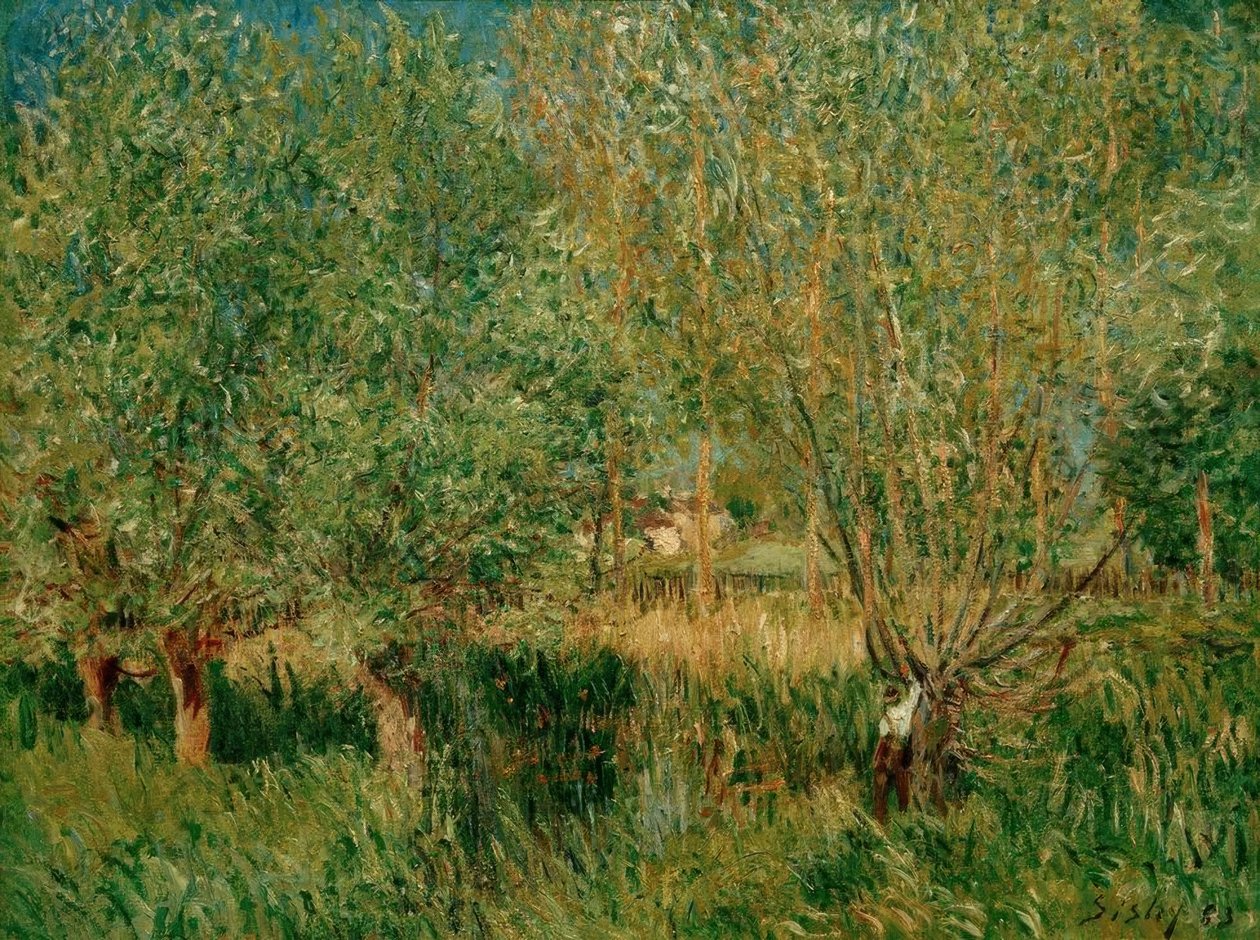 A.Sisley，奥凡河畔的梅多斯 作者 阿尔弗雷德·西斯利