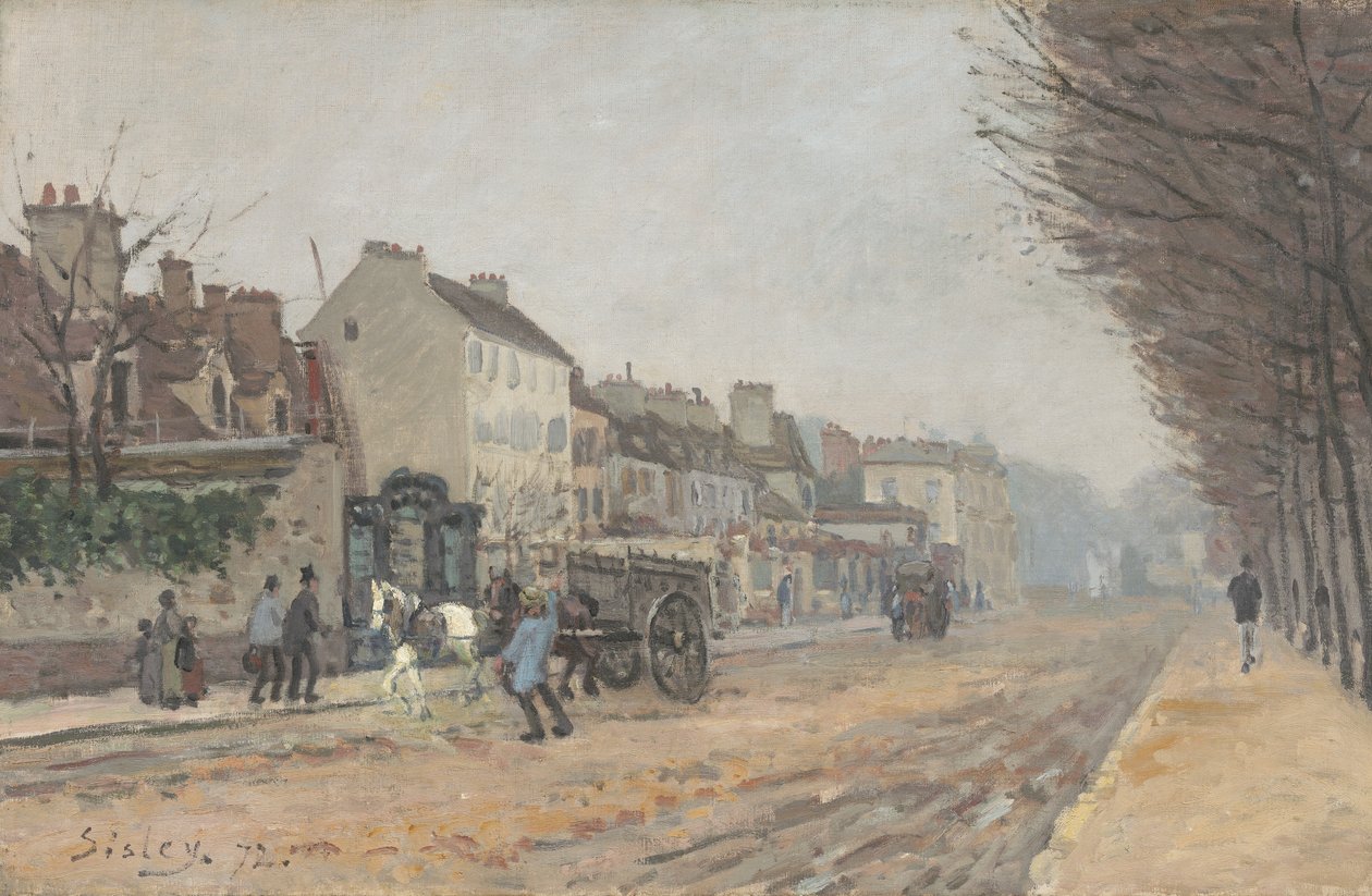 BoulevardHéloïse，Argenteuil，1872 作者 阿尔弗雷德·西斯利
