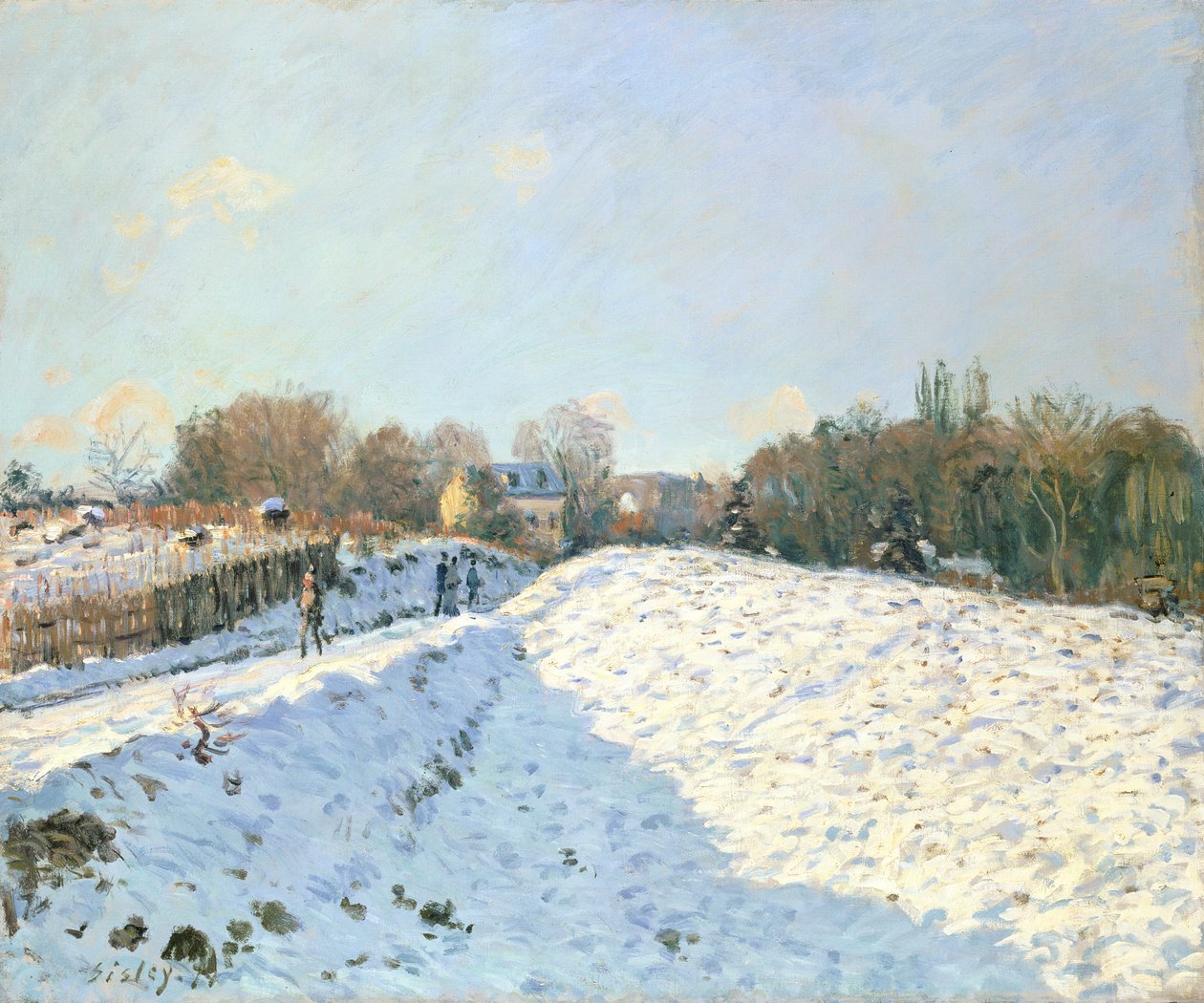 雪在阿根廷的影响，1874年 作者 阿尔弗雷德·西斯利