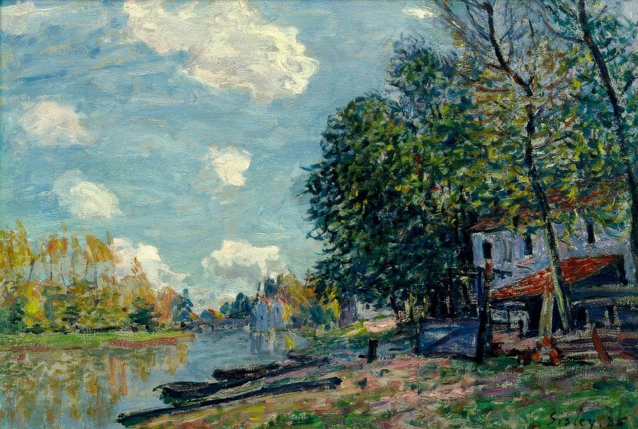 Moret-贷款银行 作者 阿尔弗雷德·西斯利