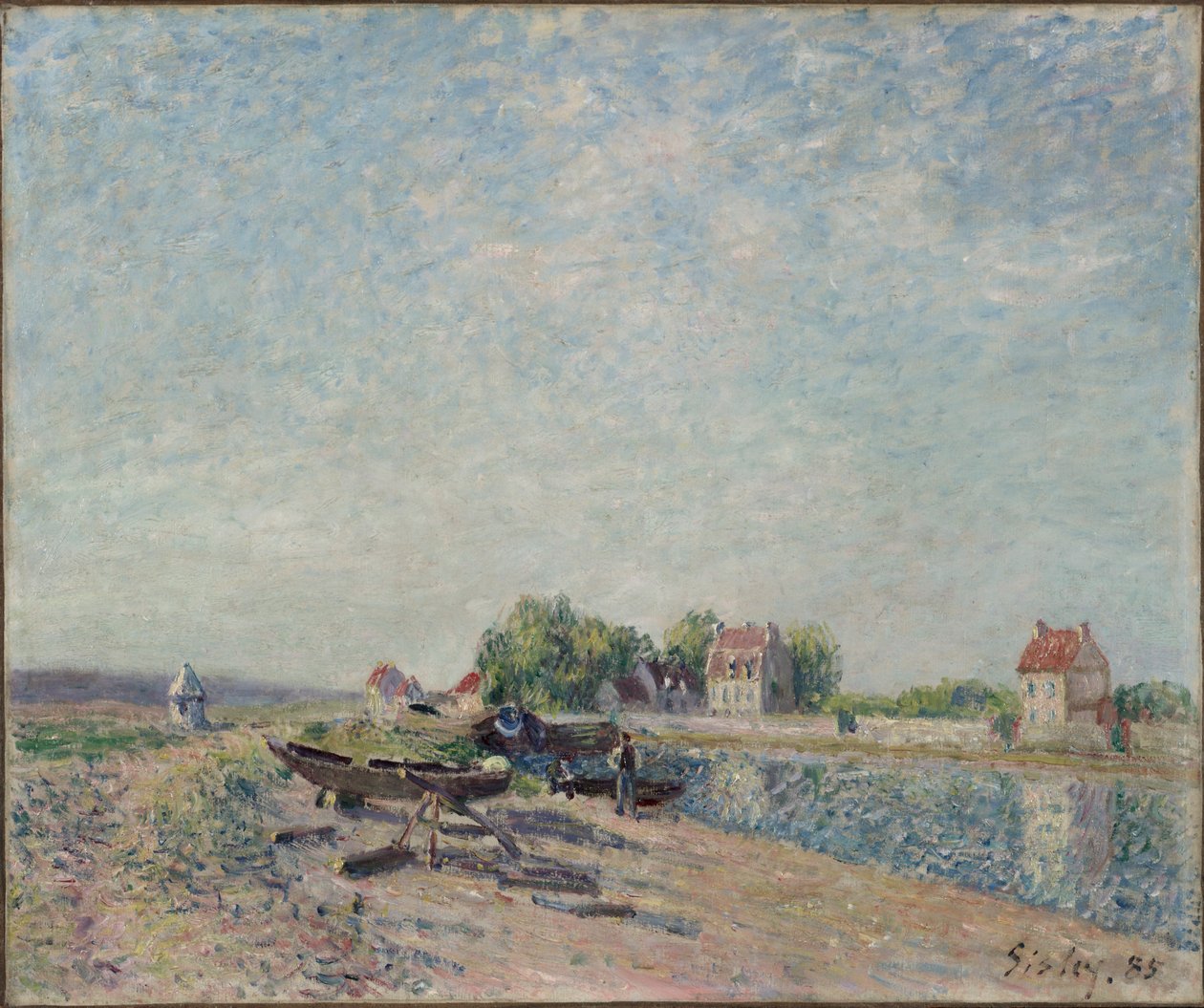 圣马梅斯（Los Canal），1885年。 作者 阿尔弗雷德·西斯利