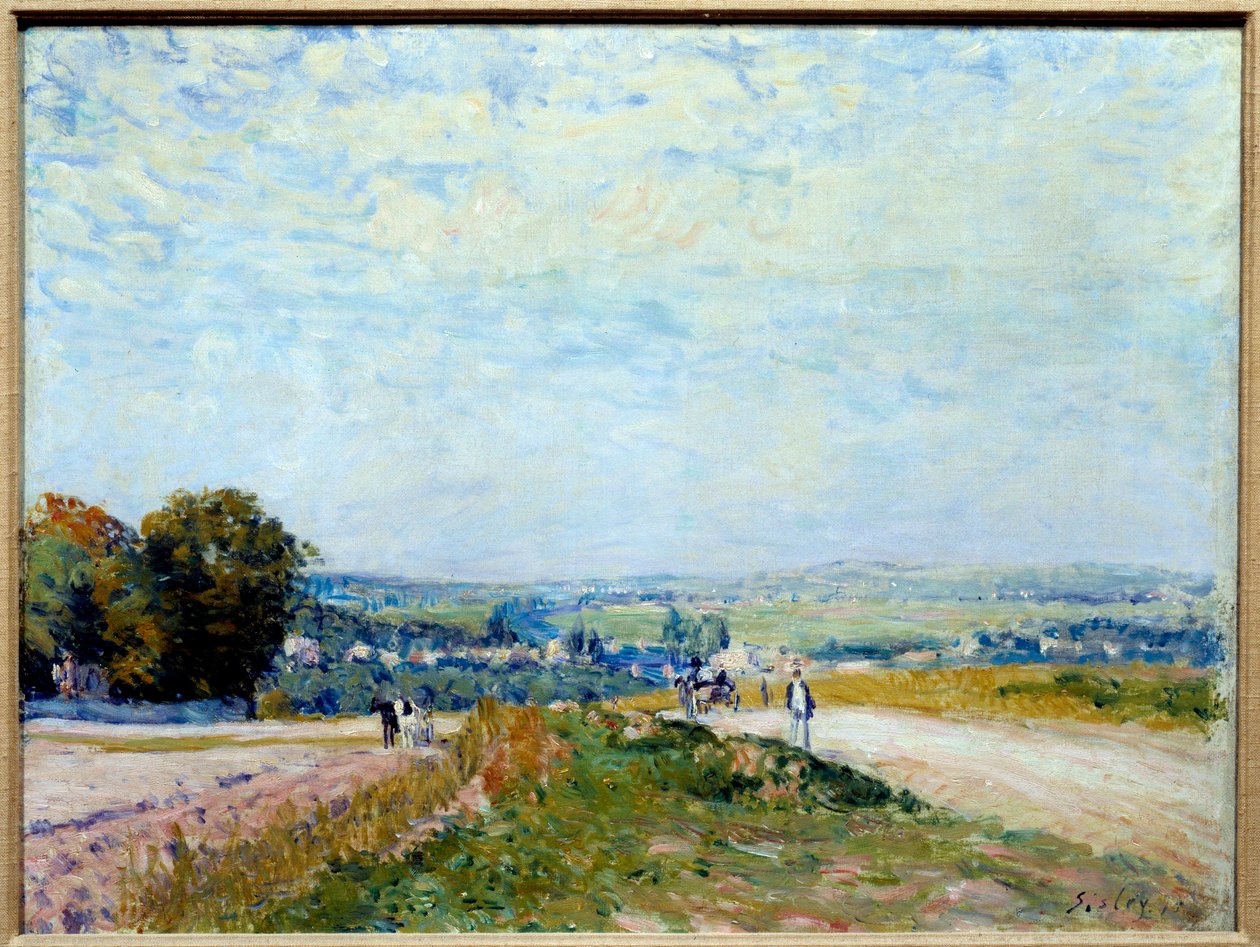 阿尔弗雷德·西斯莱 (Alfred Sisley，1839-1899 年) 19 世纪 Sun 0,46x0,61 m 巴黎，橘园博物馆 作者 阿尔弗雷德·西斯利