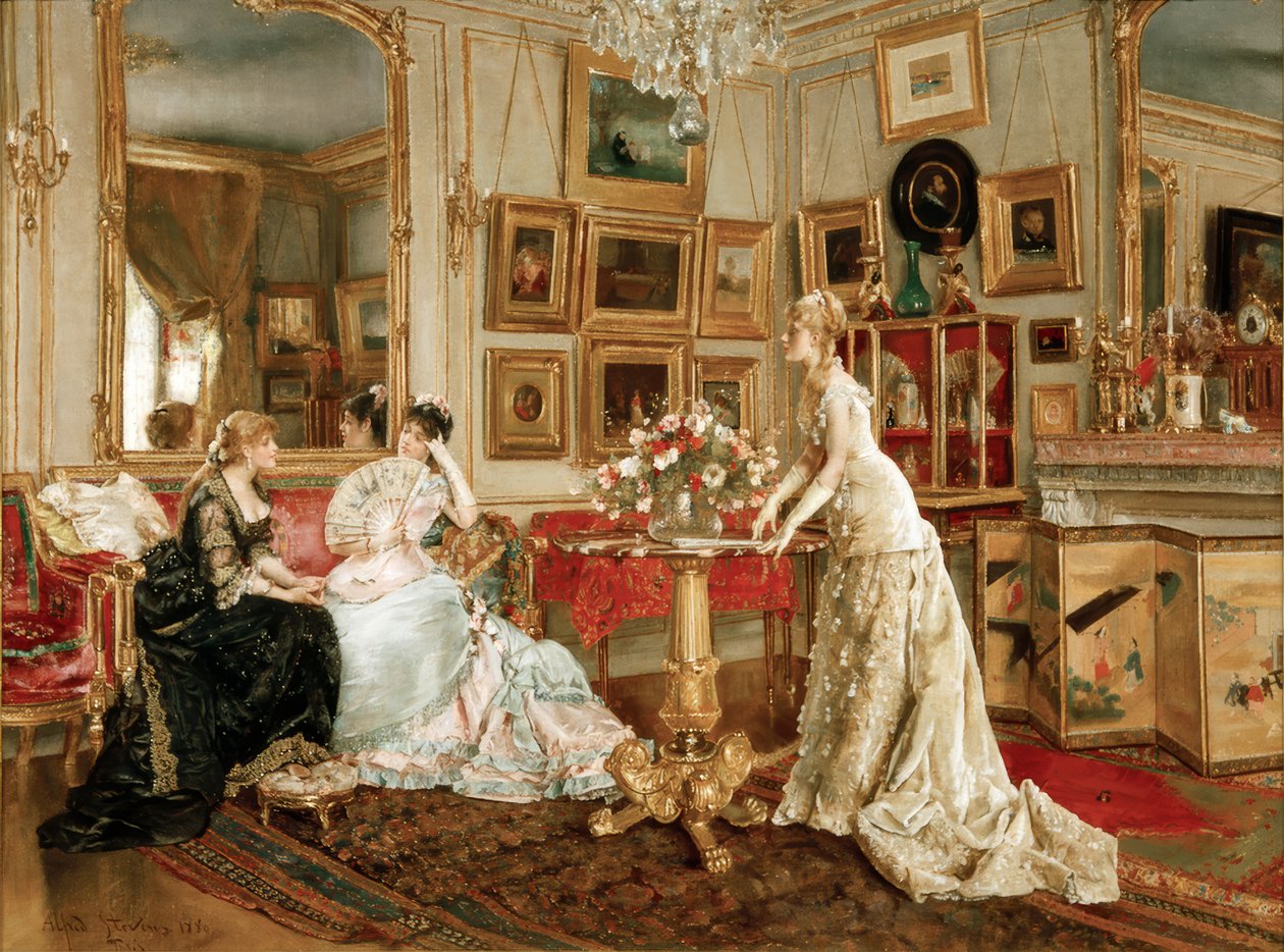 史蒂文斯，画家的写作室 作者 阿尔弗雷德·埃米尔·史蒂文斯（Alfred Emile Stevens）
