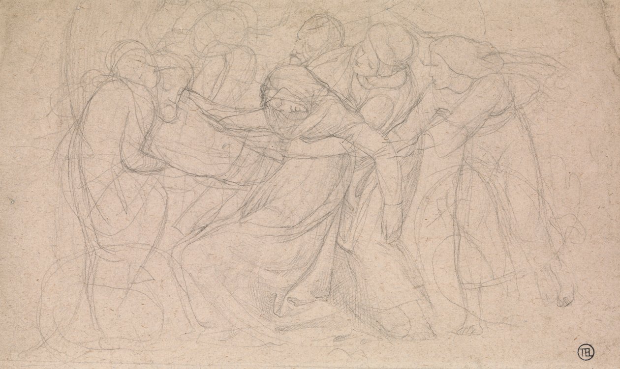 下十字架 作者 阿尔弗雷德·埃米尔·史蒂文斯（Alfred Emile Stevens）
