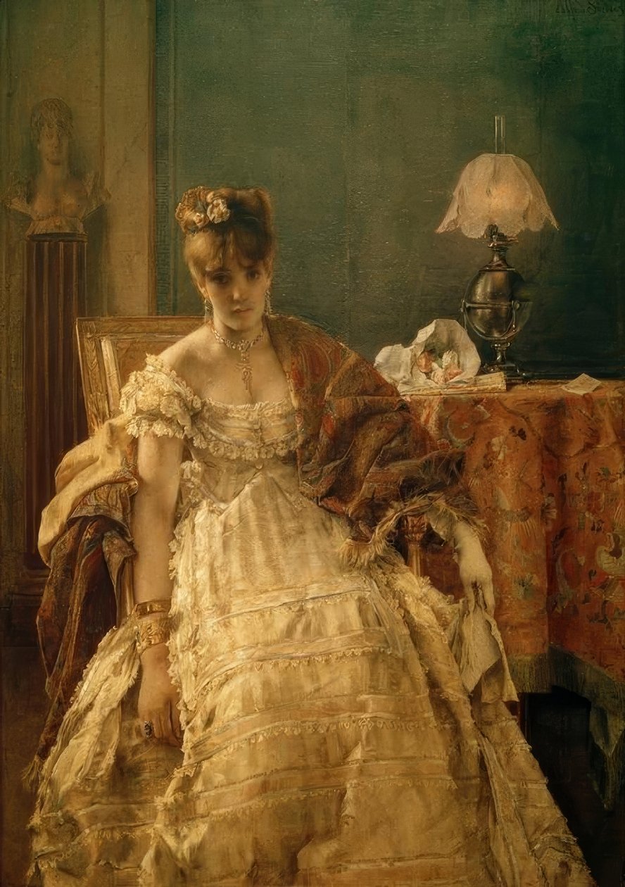 绝望的 作者 阿尔弗雷德·埃米尔·史蒂文斯（Alfred Emile Stevens）