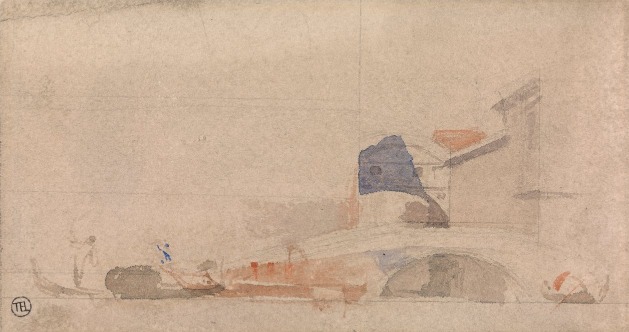 叹息桥，威尼斯 作者 阿尔弗雷德·埃米尔·史蒂文斯（Alfred Emile Stevens）