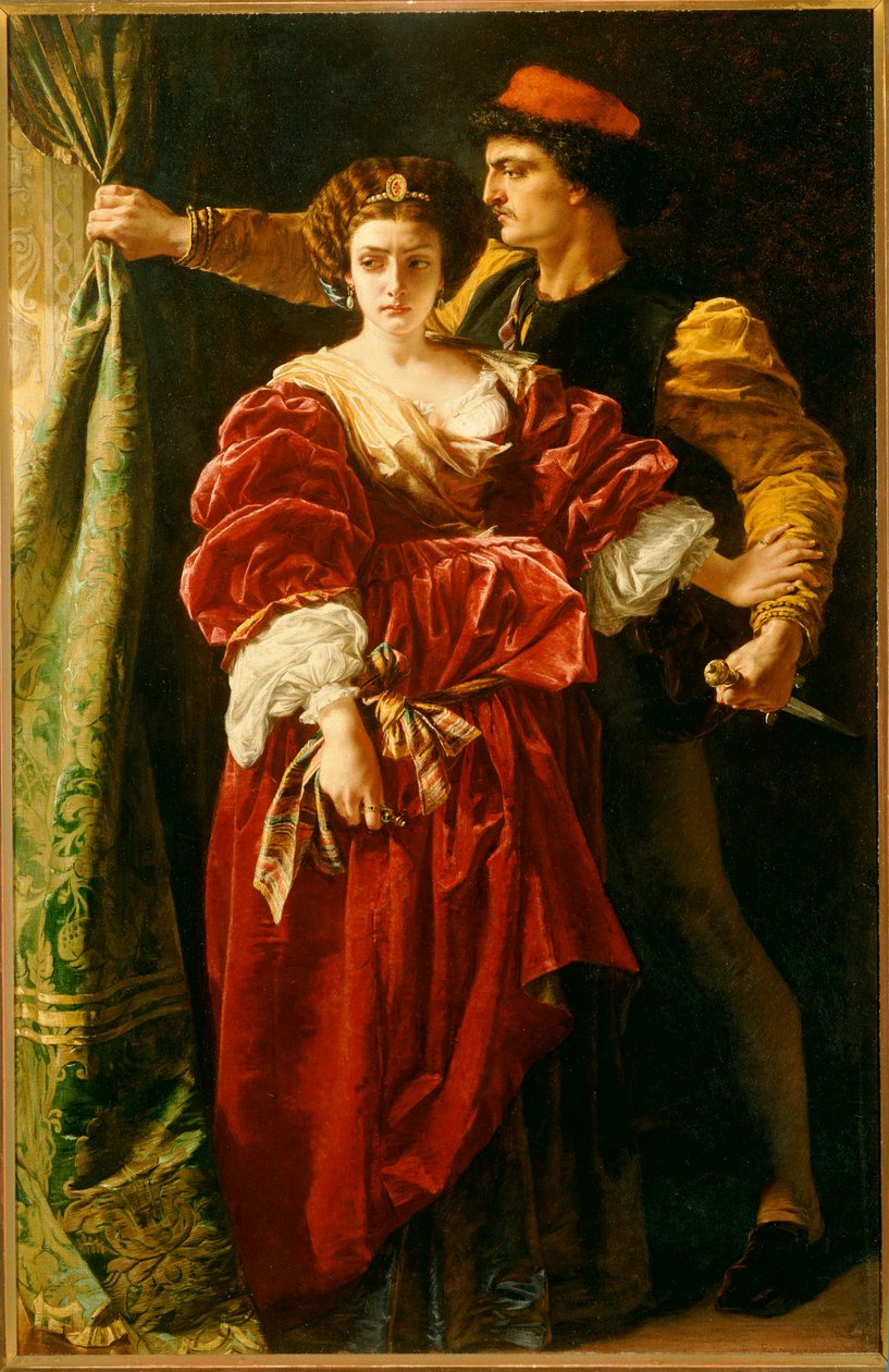 Lucrezia Borgia，1863年 作者 阿尔弗雷德·W·埃尔莫尔