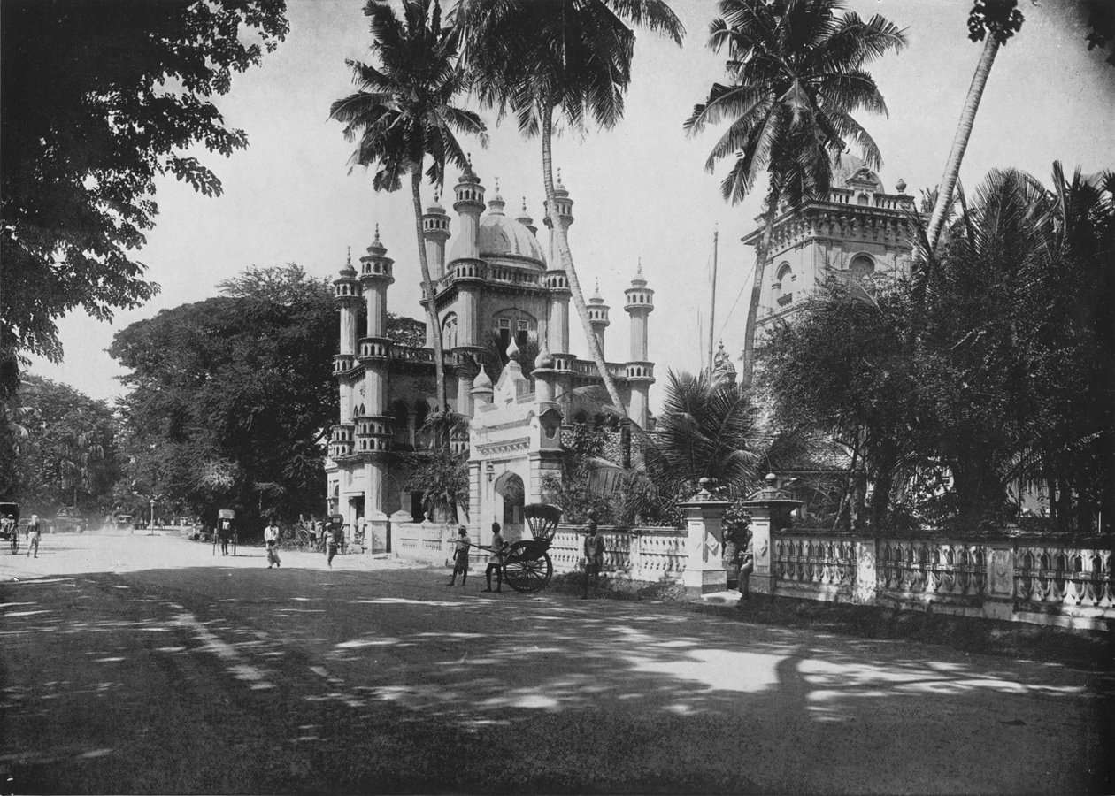 穆罕默德清真寺，肉桂花园，科伦坡，c1890，1910年 作者 阿尔弗雷德·威廉·阿曼杜斯板