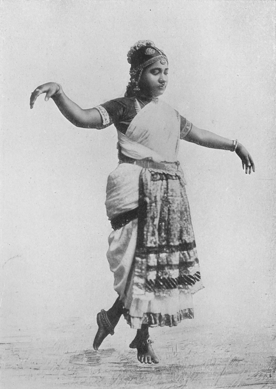 Nauch Dancing Girl，c1890，1910年 作者 阿尔弗雷德·威廉·阿曼杜斯板