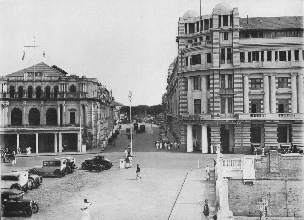 东方大酒店及体育馆，锡兰，c1890，1910年 作者 阿尔弗雷德·威廉·阿曼杜斯板